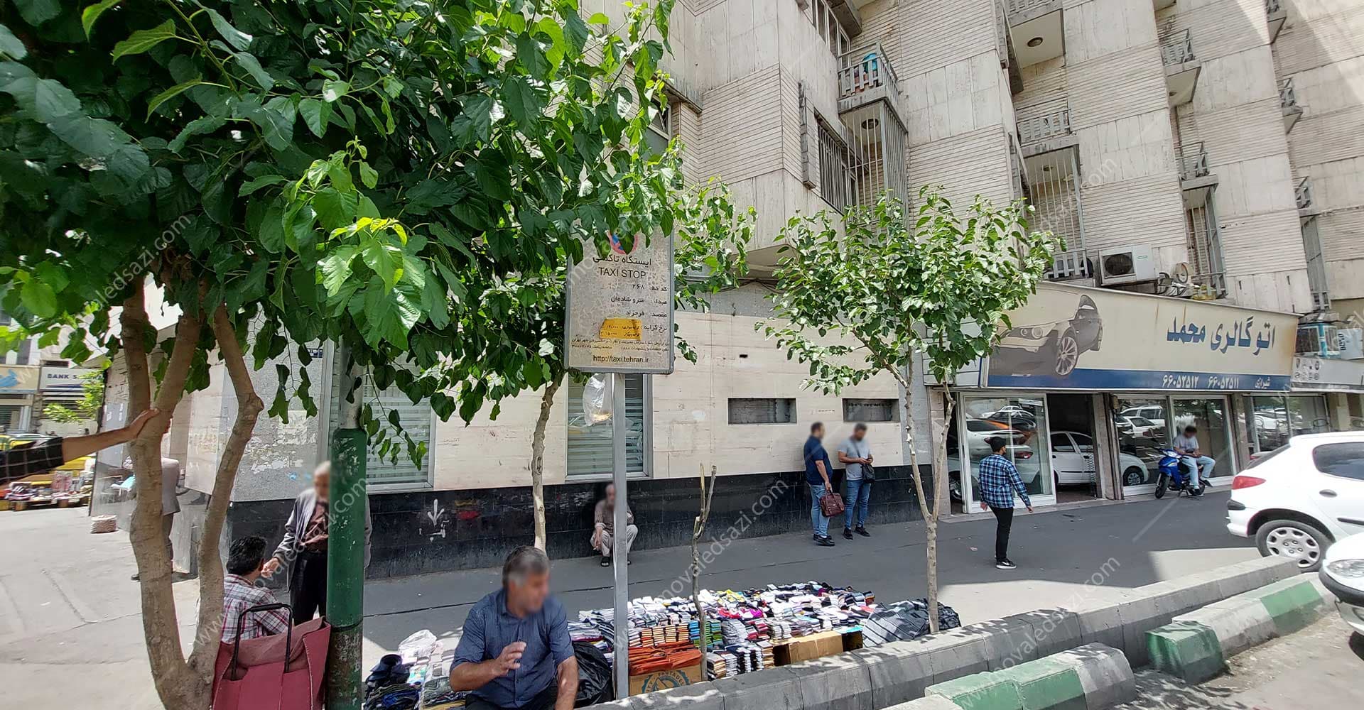 ششدانگ سرقفلی محل سابق شعبه بانک تجارت روبروی مترو شادمان شناسه 30072