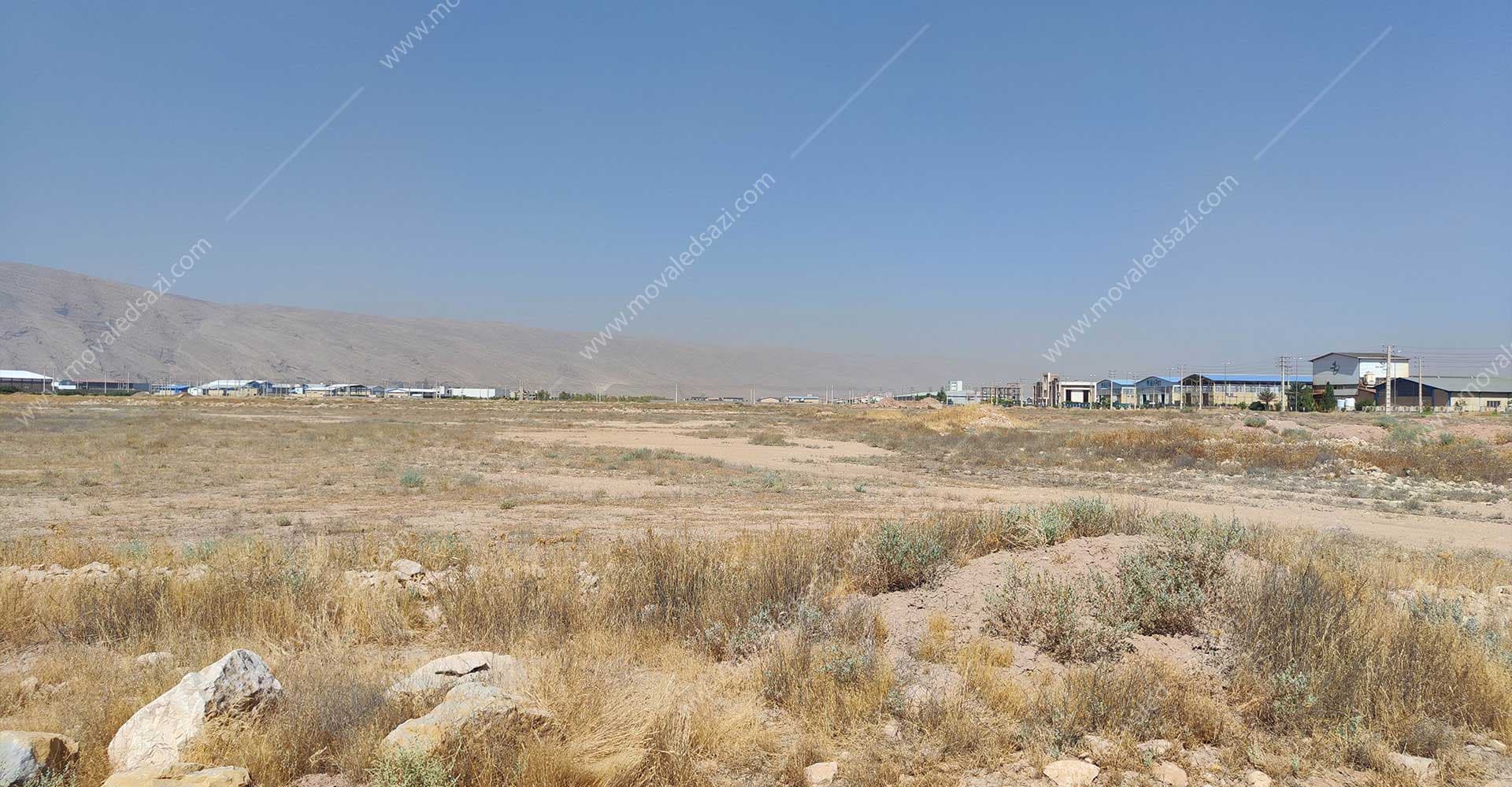 زمین منطقه ویژه اقتصادی شیراز شناسه 2809