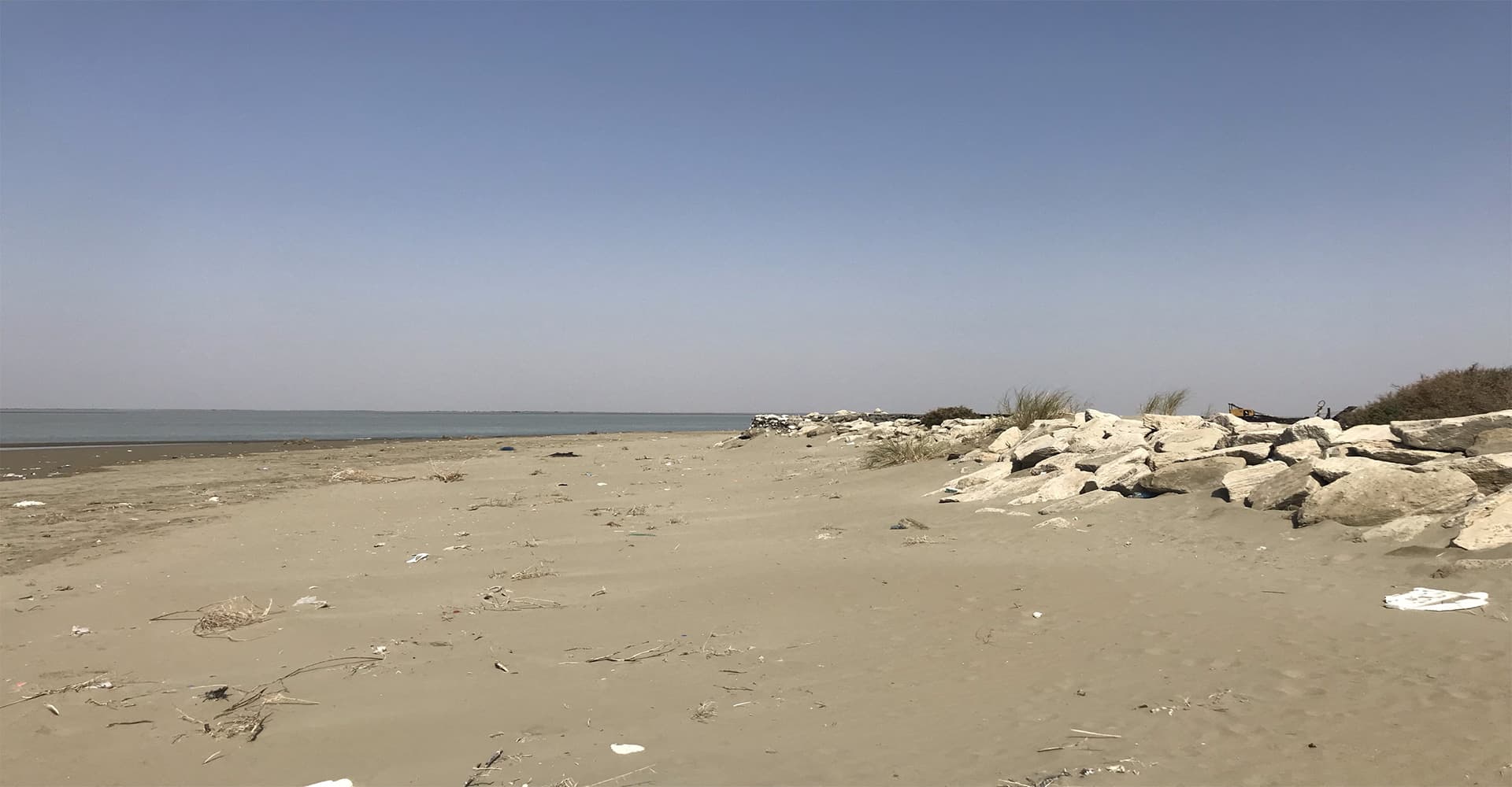 اسکله صدور شن و ماسه در میناب