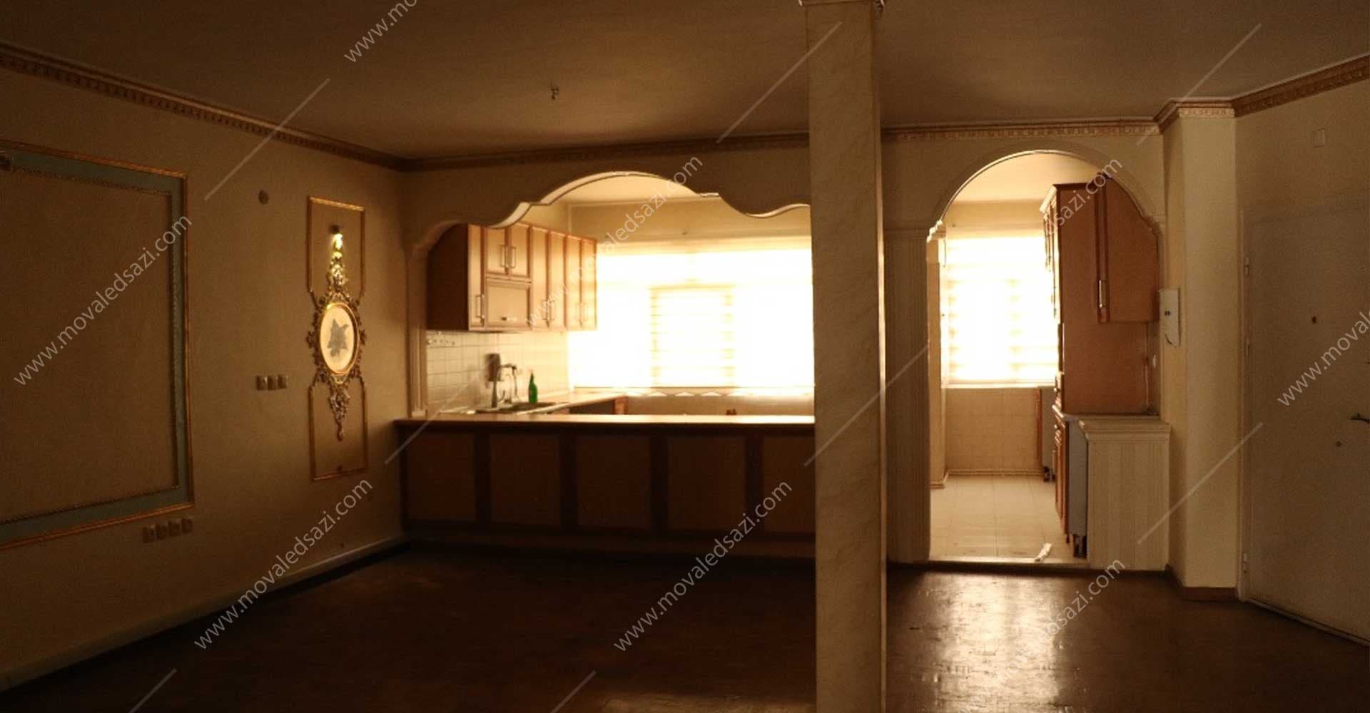 ششدانگ یک واحد آپارتمان مسکونی واقع خیابان گاندی جنوبی
